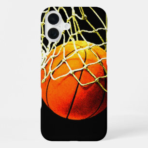 Basketbal iPhone 16 Plus Hoesje