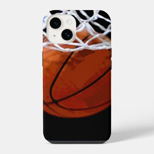 Basketbal iPhone Hoesje (Achterkant)