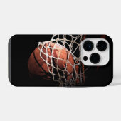 Basketbal iPhone Hoesje (Achterkant horizontaal)