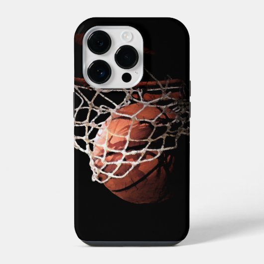 Basketbal iPhone Hoesje (Achterkant)
