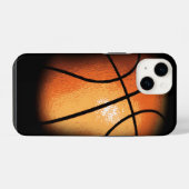 Basketbal iPhone Hoesje (Achterkant horizontaal)
