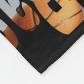 Basketbal is de naam, fleece deken (Hoek)