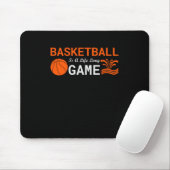 Basketbal is een lang leven muismat (Met muis)