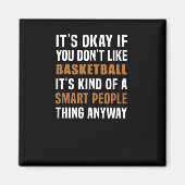 Basketbal is een slim mensending magneet (Voorkant)