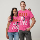 Basketbal is het ontwerp van de Life Ball T-shirt (Unisex)