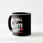 Basketbal is mijn favoriete hobby, sport mokken (Voorkant links)