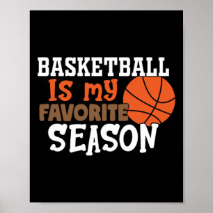 Basketbal is mijn favoriete seizoen 11 poster