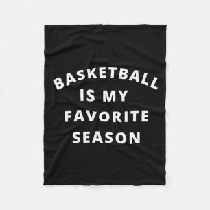 Basketbal is mijn favoriete seizoen 1 (2) fleece deken