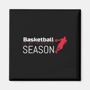 Basketbal is mijn favoriete seizoen dribbel magneet