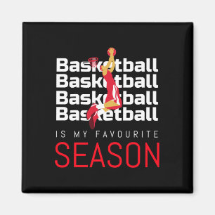 Basketbal is mijn favoriete seizoen dunk magneet