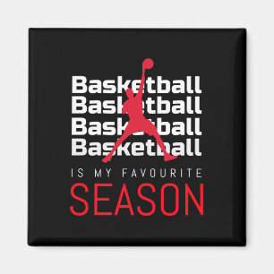Basketbal is mijn favoriete seizoen dunk magneet