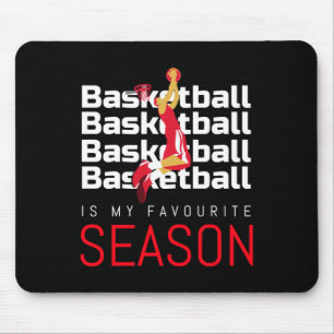 Basketbal is mijn favoriete seizoen dunk muismat