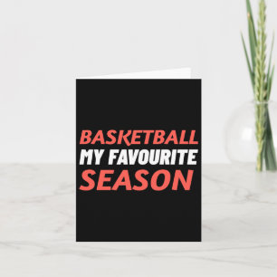 Basketbal is mijn favoriete seizoen kaart