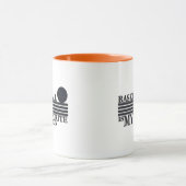 Basketbal is mijn favoriete seizoen met blauwe bal mok (Midden)