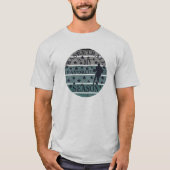 Basketbal is mijn favoriete seizoen  stijl t-shirt (Voorkant)