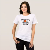 Basketbal is mijn favoriete seizoen Tri-Blend shirt (Voorkant volledig)