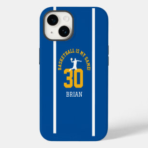 Basketbal Is Mijn Game Sportteamshirt iPhone 14 Hoesje