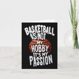 Basketbal is mijn leeuw kaart