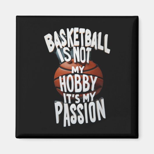 Basketbal is mijn leeuw magneet (Voorkant)