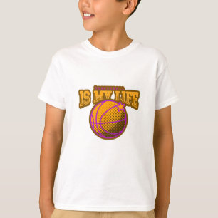 Basketbal is mijn leven t-shirt