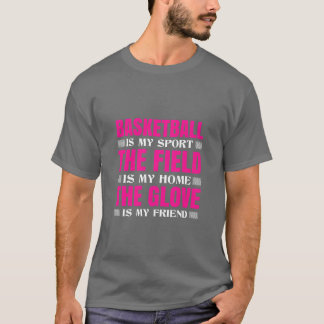 basketbal is mijn sport vintage t-shirt