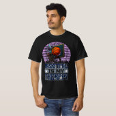 Basketbal is mijn therapie t-shirt (Voorkant volledig)