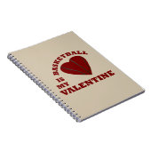 basketbal is mijn valentijn notitieboek (Rechterzijde)