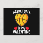 Basketbal is mijn Valentijnsdag sport Briefkaart (Voorkant)
