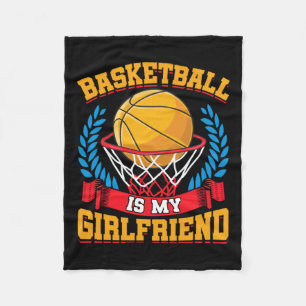 Basketbal is mijn Vriendin basketbalspeler Fleece Deken
