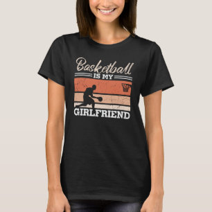Basketbal is Mijn Vriendin Mooie Design T-shirt