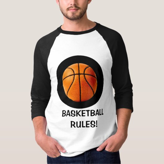 BASKETBAL IS TOP! T-SHIRT (Voorkant)