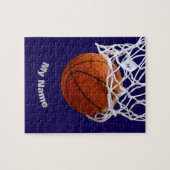 Basketbal Je Naam Legpuzzel (Horizontaal)