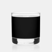 Basketbal Je Naam Whisky Glas (Voorkant)