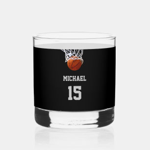Basketbal Je Naam Whisky Glas