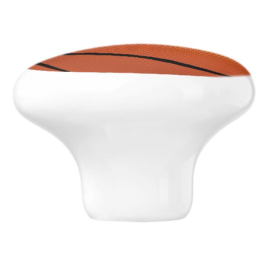 Basketbal jongens keramische knop (Zijkant)