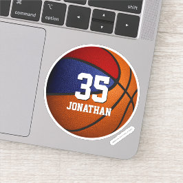 basketbal jongens sticker