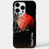 Basketbal Jouw naam Persoonlijke informatie Case-Mate iPhone Case (Achterkant)