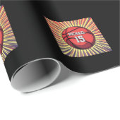 Basketbal Jouw naam Pop Art Cadeaupapier (Rol Hoek)