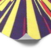 Basketbal Jouw Naam Pop Art Poster (Hoek)