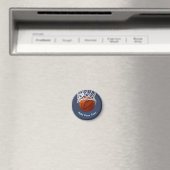 Basketbal Jouw Naam Tekst Bericht Slogan Aangepast Magneet (Insitu (Vaatwasser))