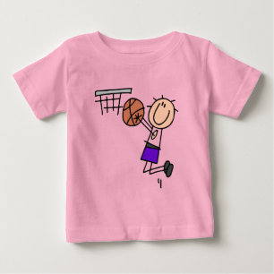 Basketbal Jump Shot - Paarse T-shirts en Cadeaus