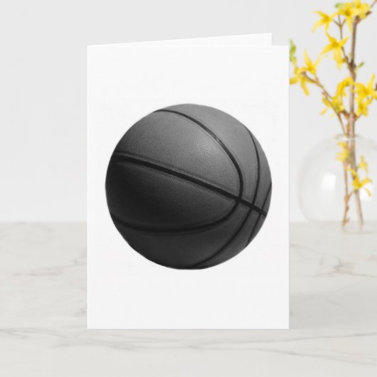 Basketbal Kaart (Gele Bloem)