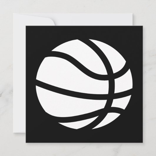 basketbal kaart (Voorkant)