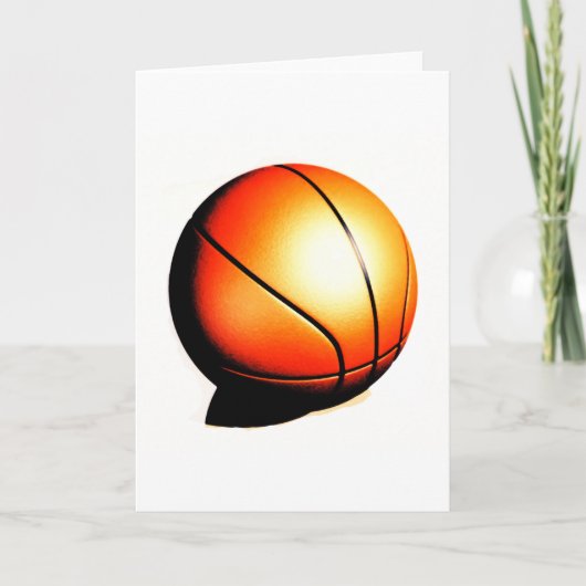 Basketbal Kaart (Voorkant)