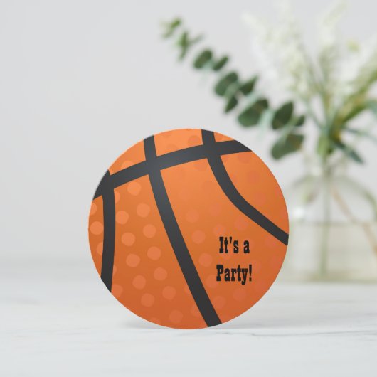 Basketbal Kaart (Staand voorkant)