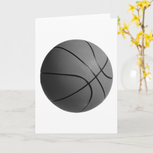 Basketbal Kaart (Gele Bloem)