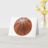 Basketbal Kaart (Gele Bloem)