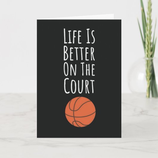 Basketbal Kaarten Atletiek Sport Speler Atleet (Voorkant)