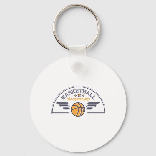 Basketbal Kampioenschap Sleutelhanger (Voorkant)