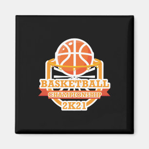 Basketbal Kampioenschap Vintage Magneet
